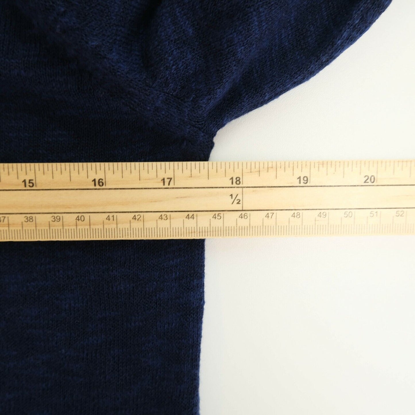 GANT Blauer Pullover aus Baumwollleinen mit Rundhalsausschnitt, Größe S