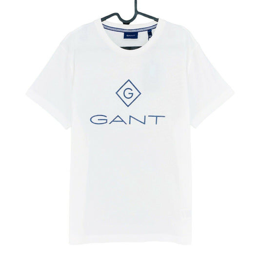 GANT T-shirt à col rond blanc Lock Up taille M