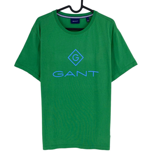 GANT Men Green Color Lock Up Crew Neck Short Sleeves T-Shirt Size L