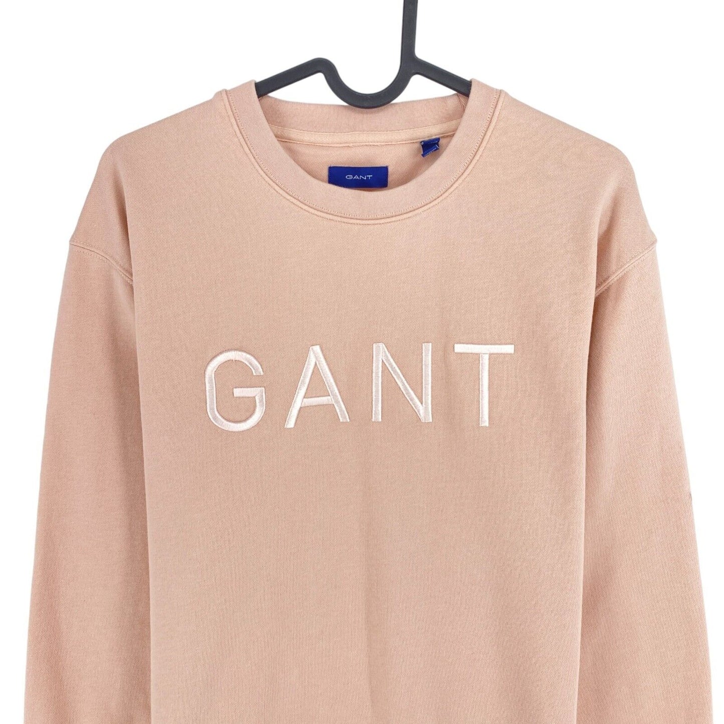 GANT Pullover mit Rundhalsausschnitt und Logo in Pink, Größe S