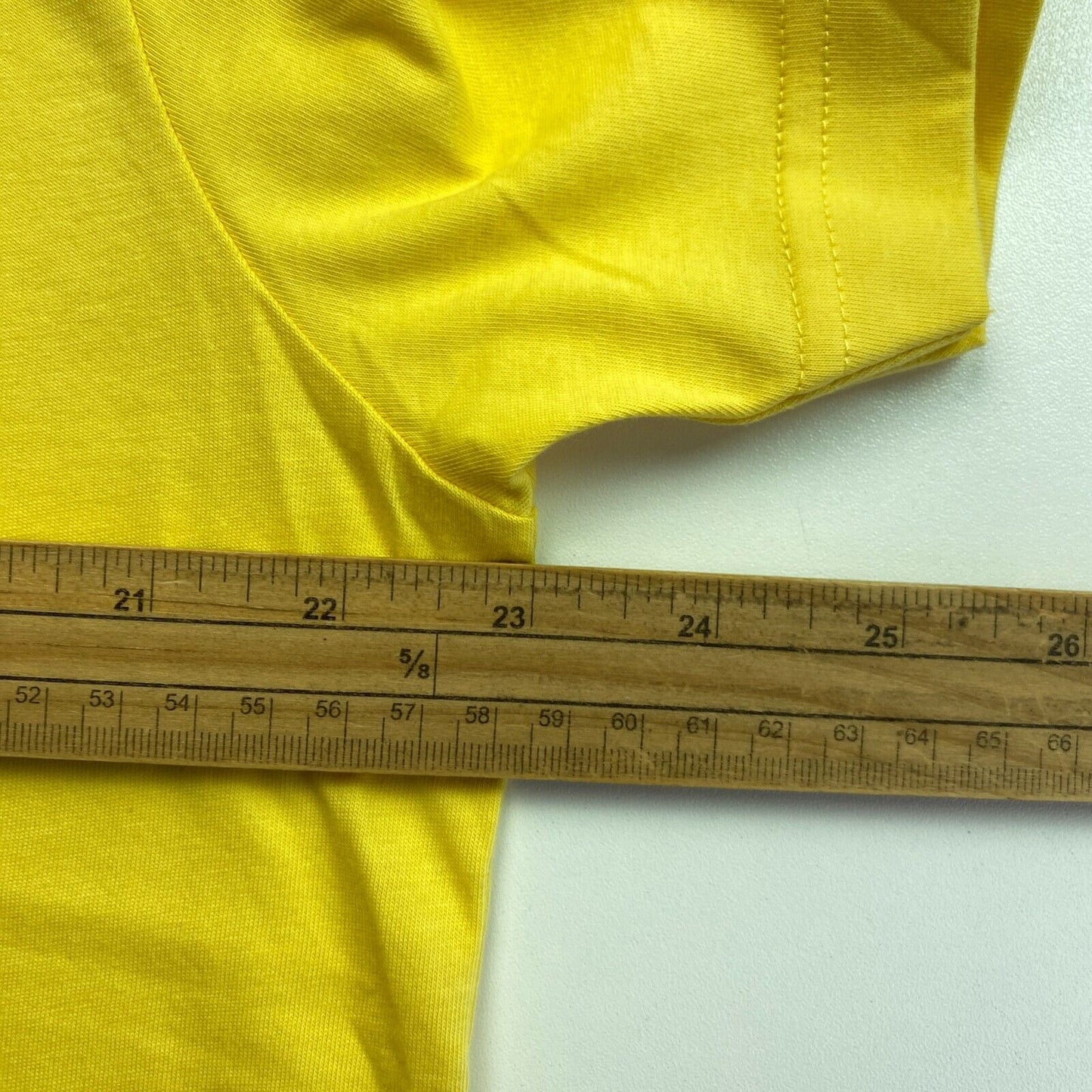 GANT Yellow Original Slim Fit V Neck Short Sleeves T Shirt Size 2XL XXL