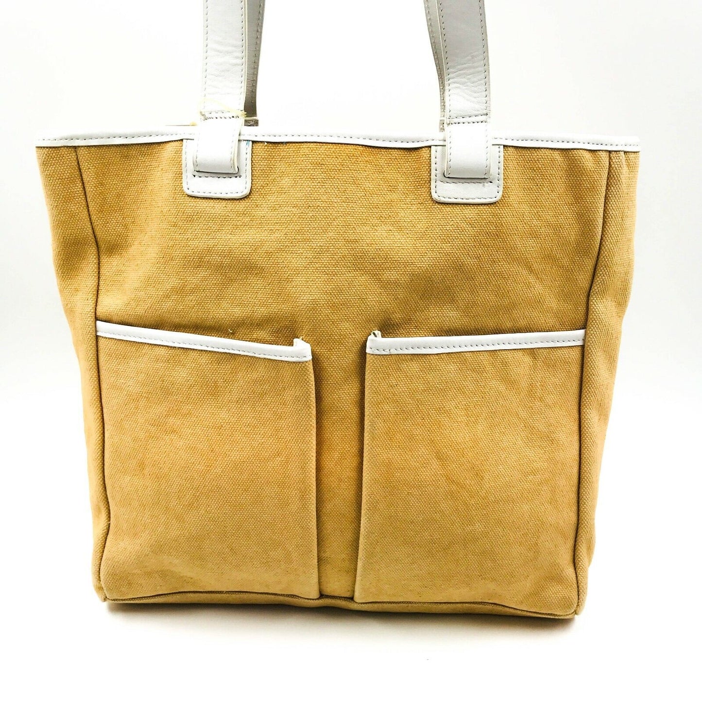 Full Circle Light Brown Canvas Handbag Shoulder Bag