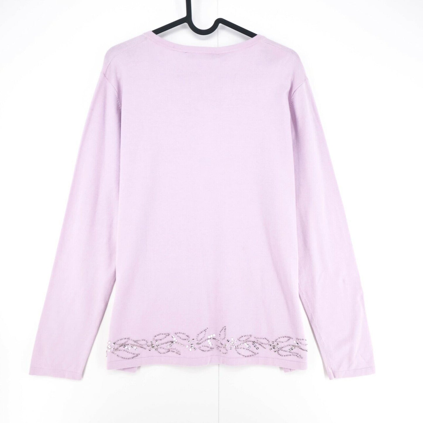 Persona Pink Crew Neck Cardigan Pull Pull Taille M