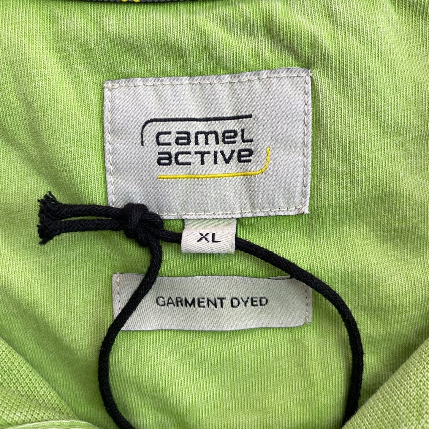 Camel Active Light Green Logo Pique Polo Shirt Size XL