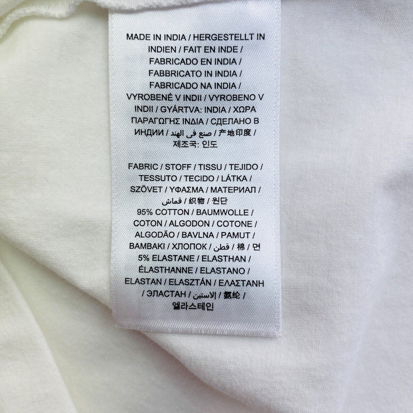 GANT Girls White Script Crew Neck T Shirt Size 15 Years 170 cm