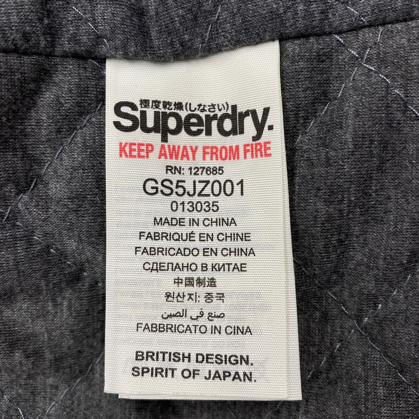 SUPERDRY Original WIndcheater Black Hooded Jacket Size M