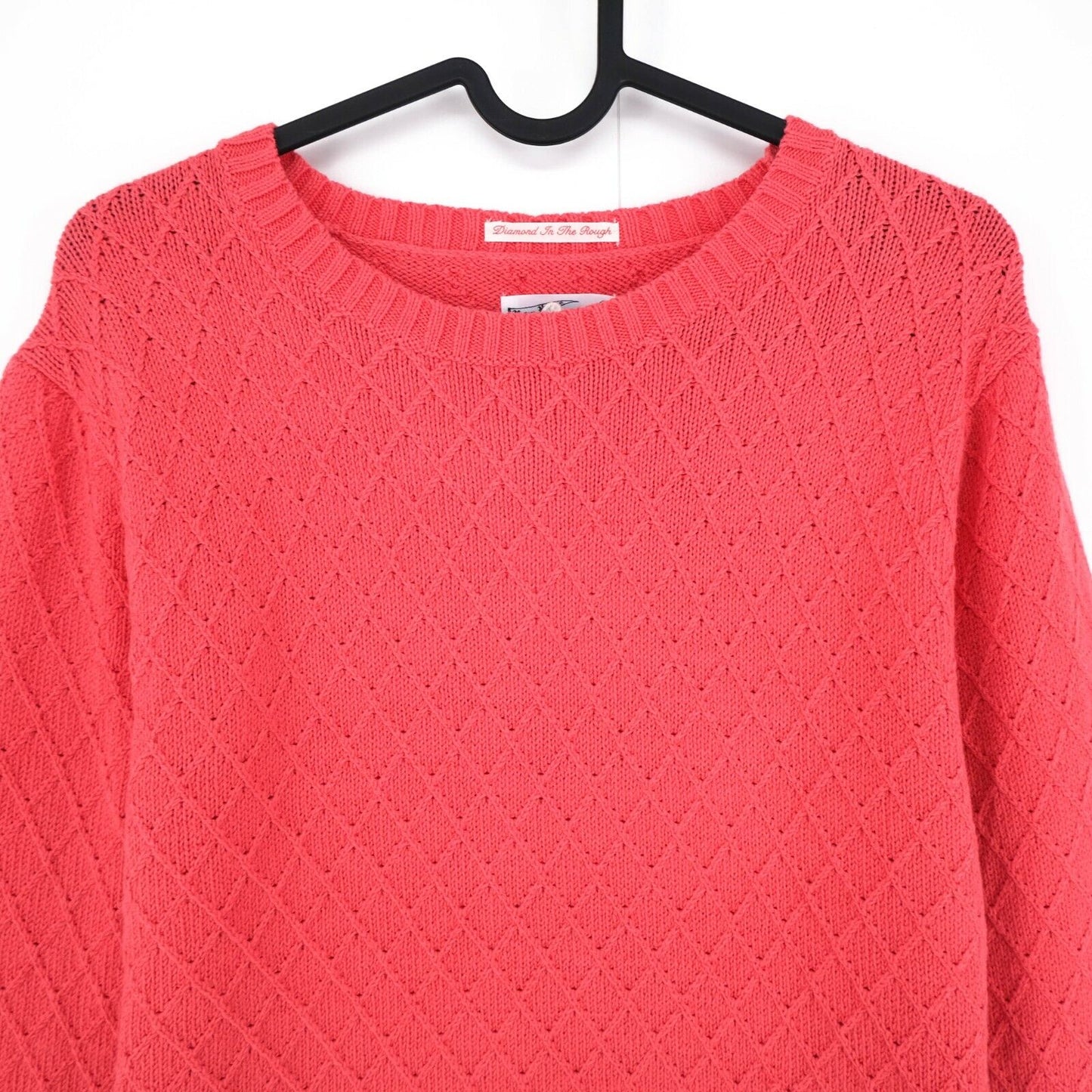 GANT Pink Diamond In the Rough Crew Neck Sweater Pullover Size M