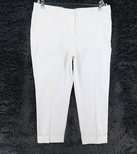 GANT White Capri Pants Trousers Size EU 42 UK 16 US 12