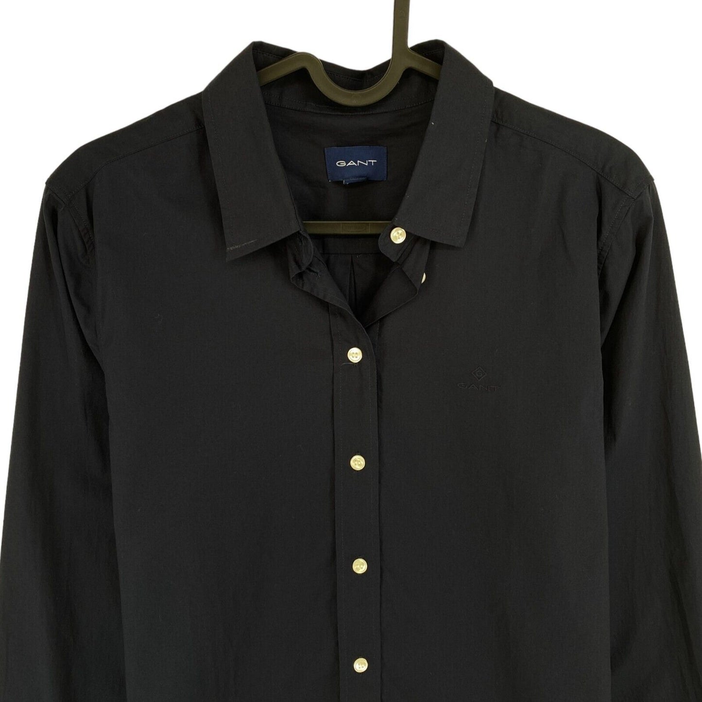 GANT Navy Blue Solid Shirt Size EU 38 UK 10 US 8