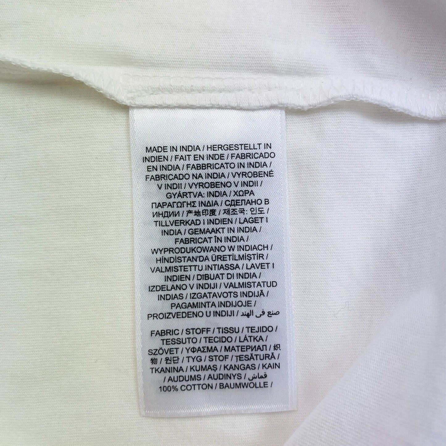 GANT Men White Tonal Archive Shield Crew Neck Short Sleeves T Shirt Size 3XL