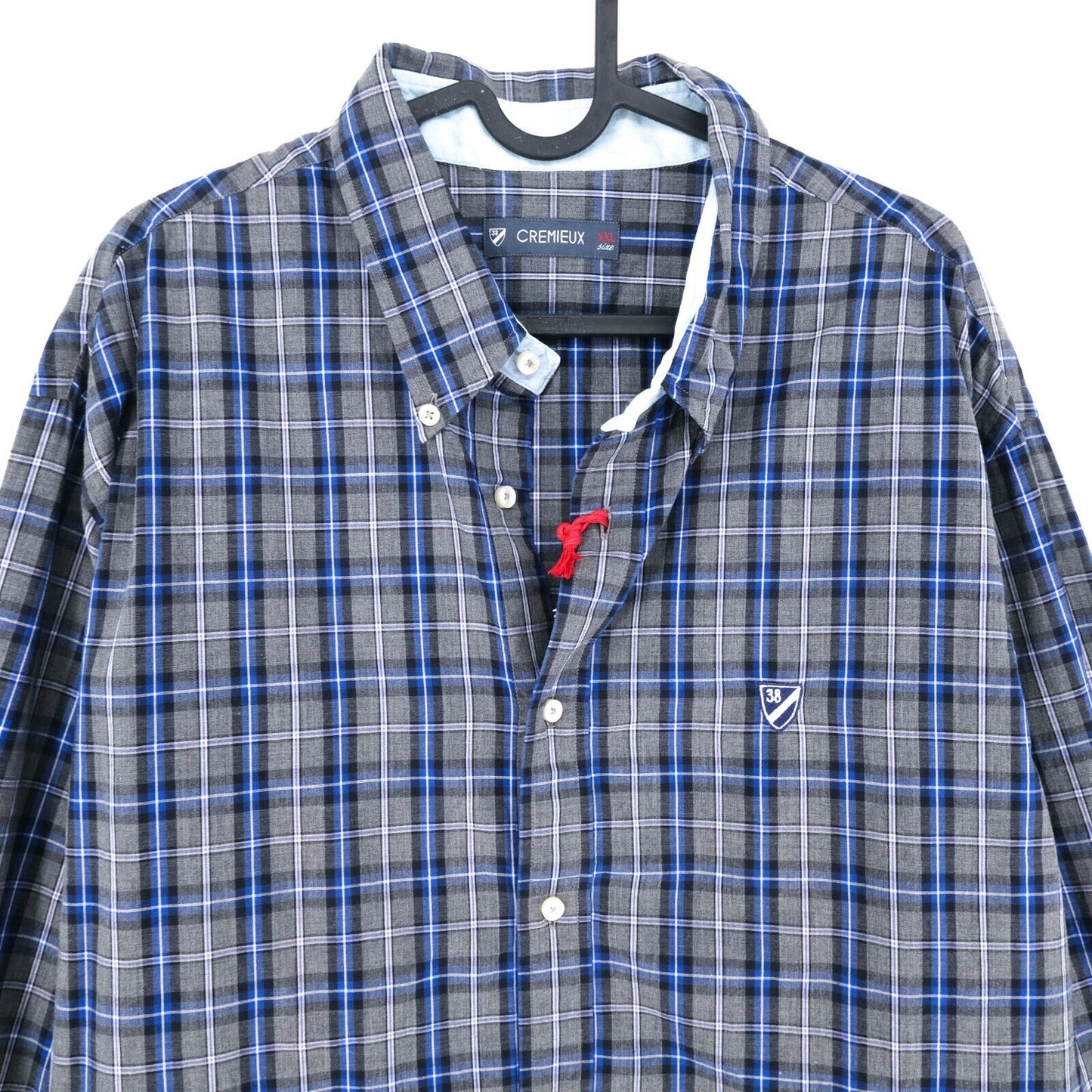 Daniel Cremieux Grey Check New Castle Shirt Size 2XL XXL