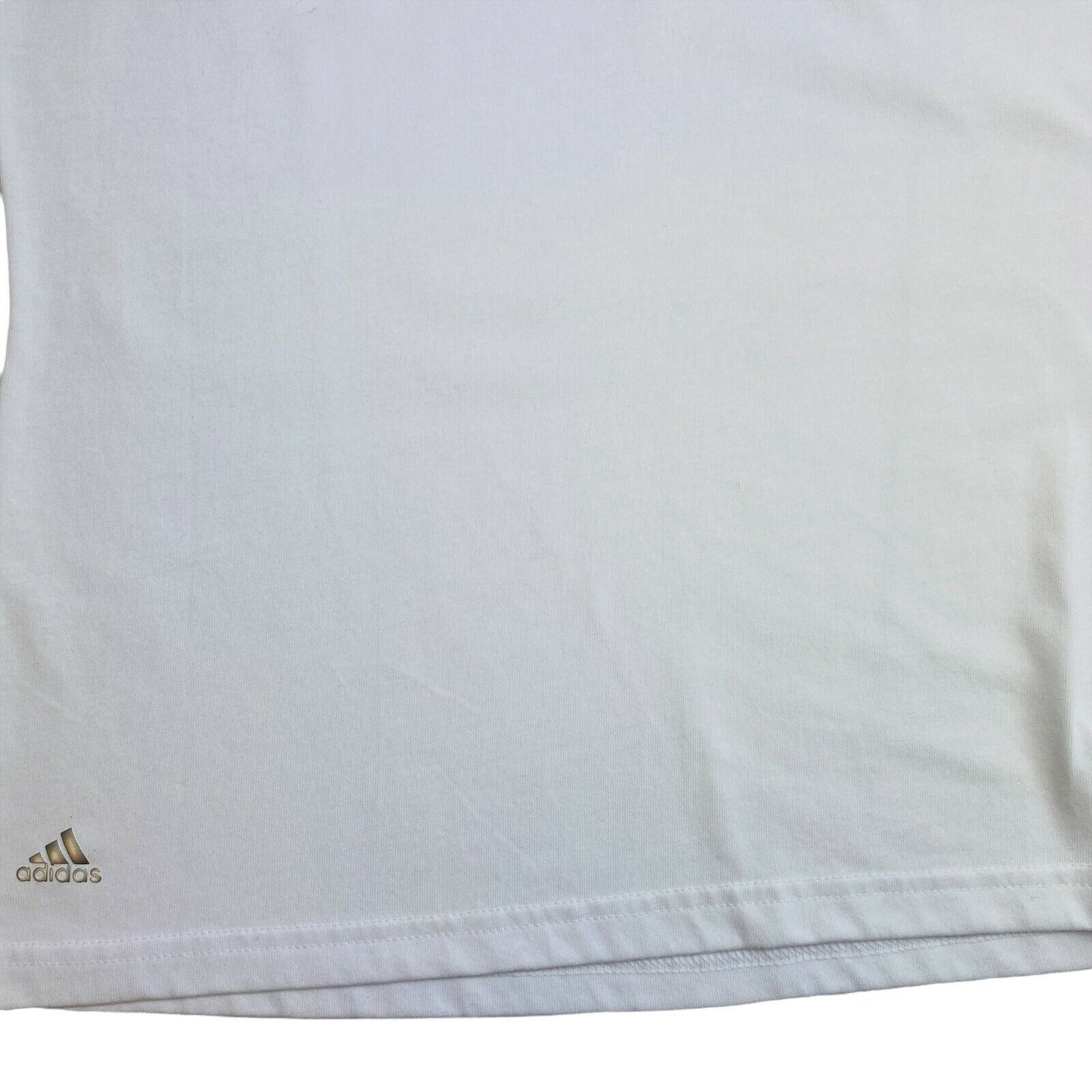 Adidas Golf White Crew Neck Graphic T Shirt Size M