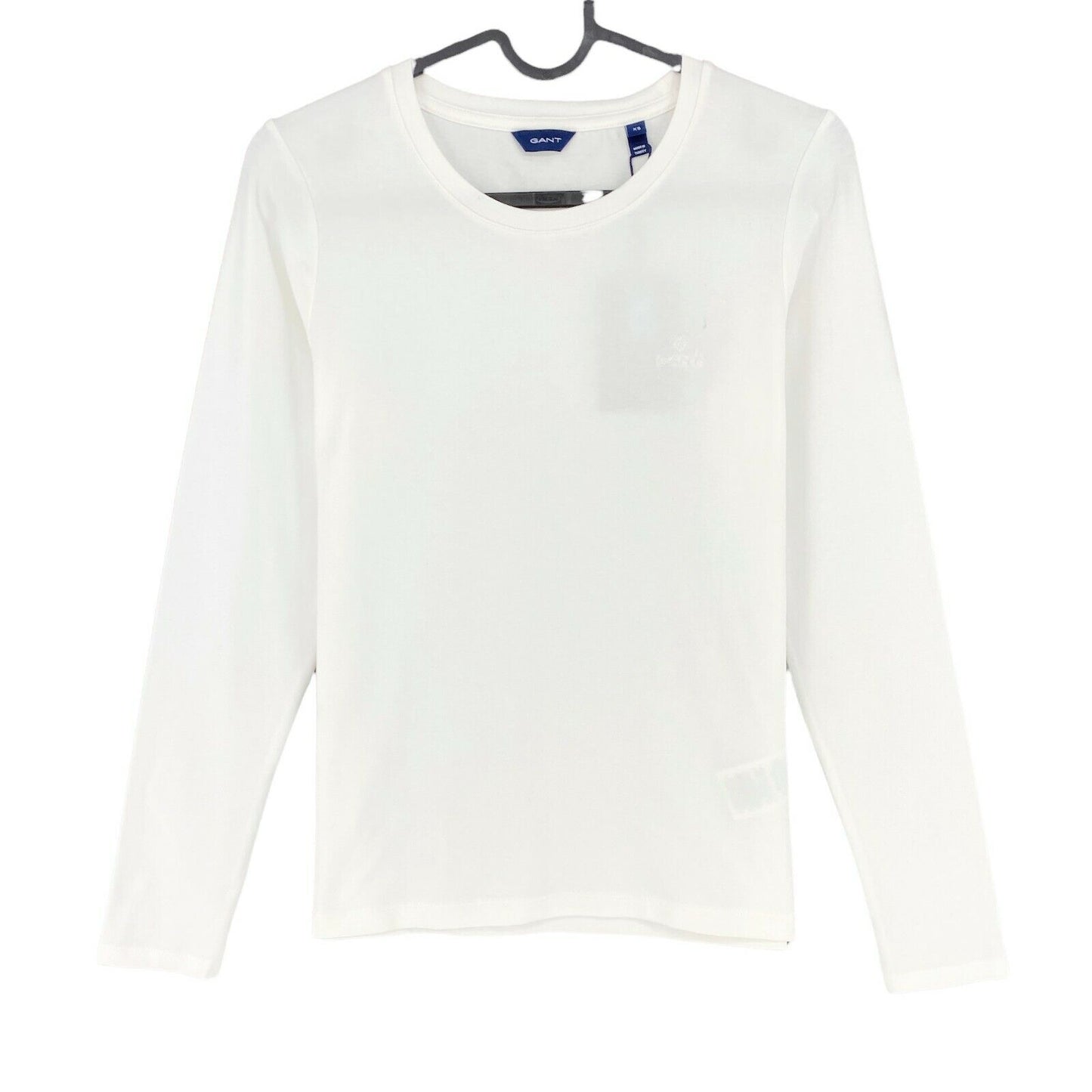 GANT White Long Sleeves Crew Neck T Shirt Size XS