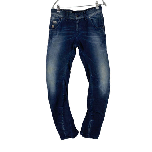 G-STAR ARC femme bleu foncé coupe ample fuselée jean W27 L32