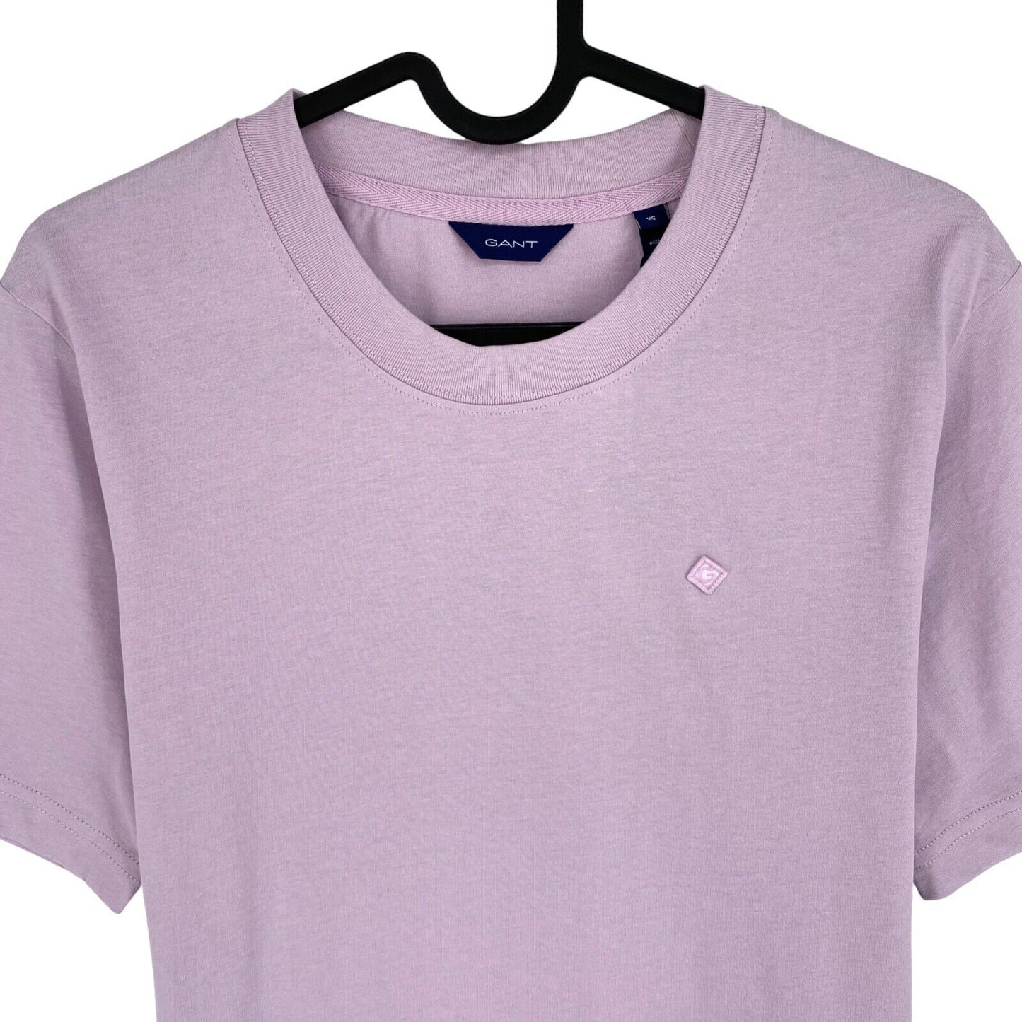 GANT Women Light Purple Icon G Essential Crew Neck T Shirt Size XS