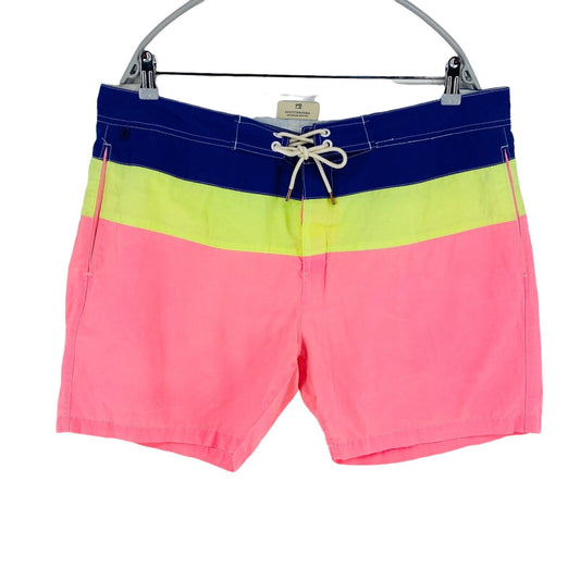 SCOTCH & SODA Striped Multicoloured Swimwear Swimming Trunks Shorts Size XXL 2XL