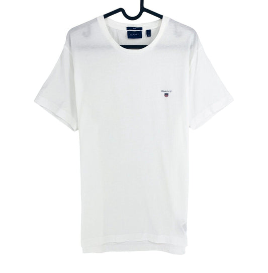 GANT Men White Original  Crew Neck Short Sleeve T Shirt Size L