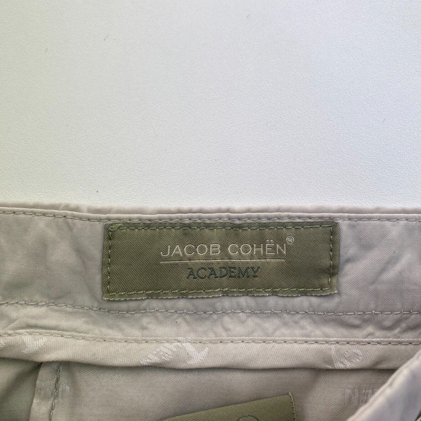 JACOB COHEN Women LILAC Grey Low Rise Chino Pants Trousers Size W30 L30