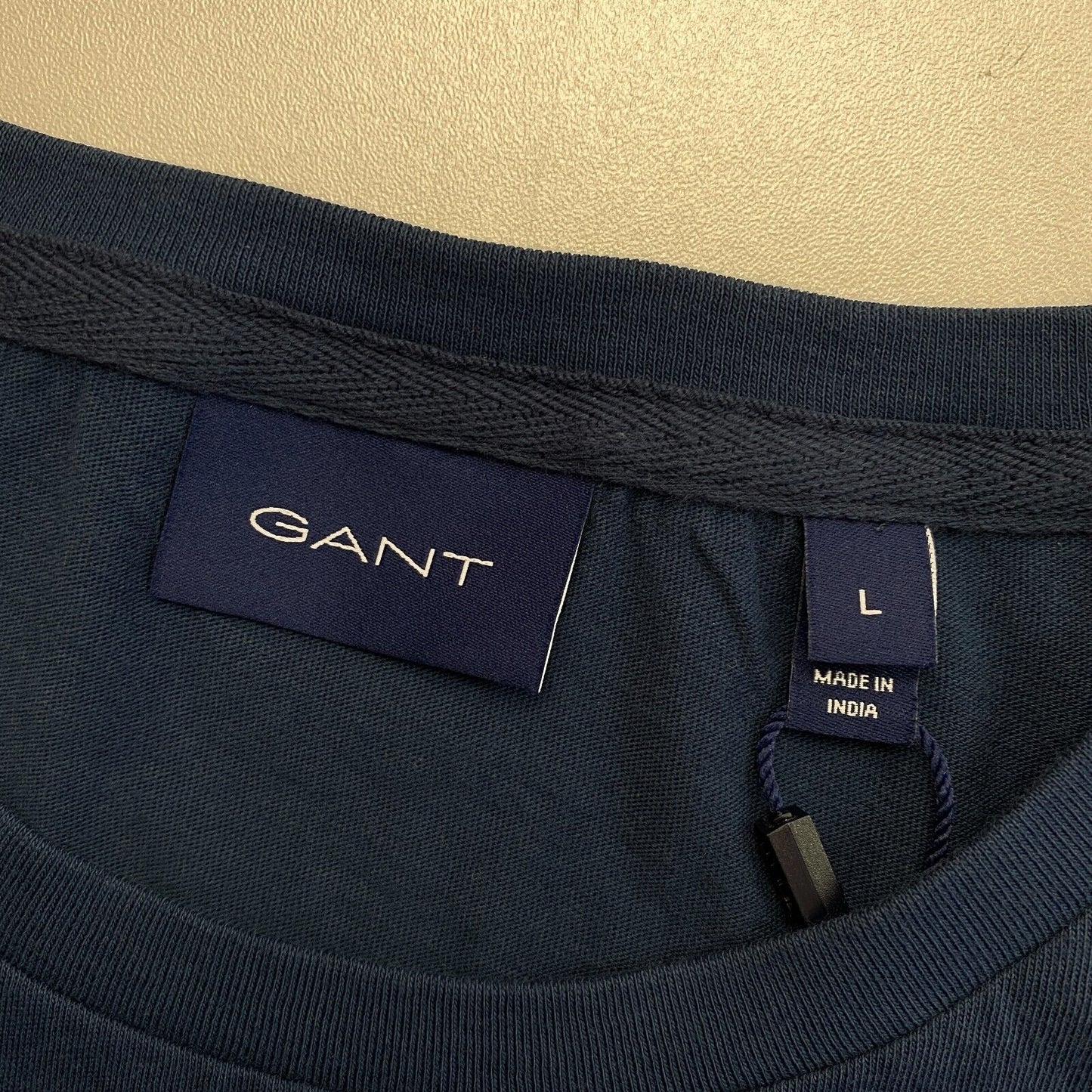 GANT Dark Blue Summer Graphic Crew Neck T-Shirt Size L