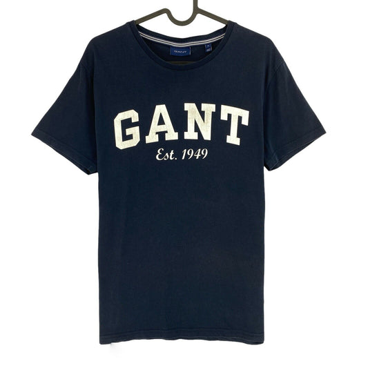 GANT Navy Blue Logo Crew Neck T Shirt Size M