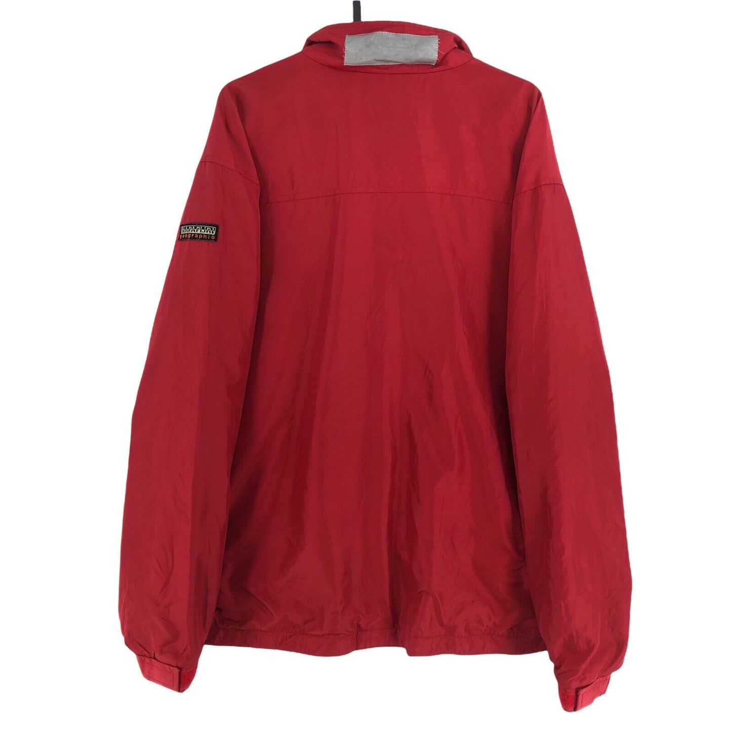 NAPAPIJRI Red Windbreaker Coat Jacket Size M