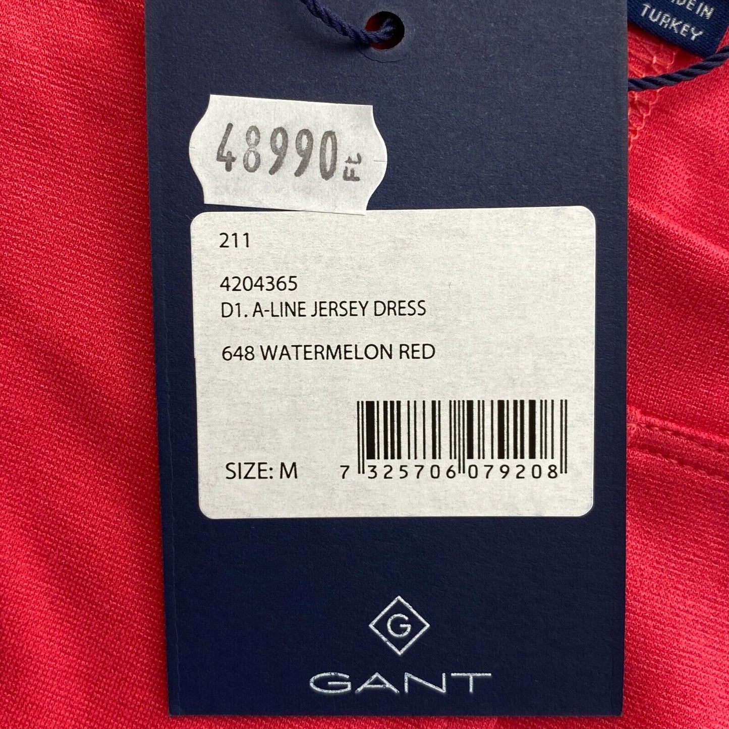 GANT Pink Jersey A Line Dress Size M