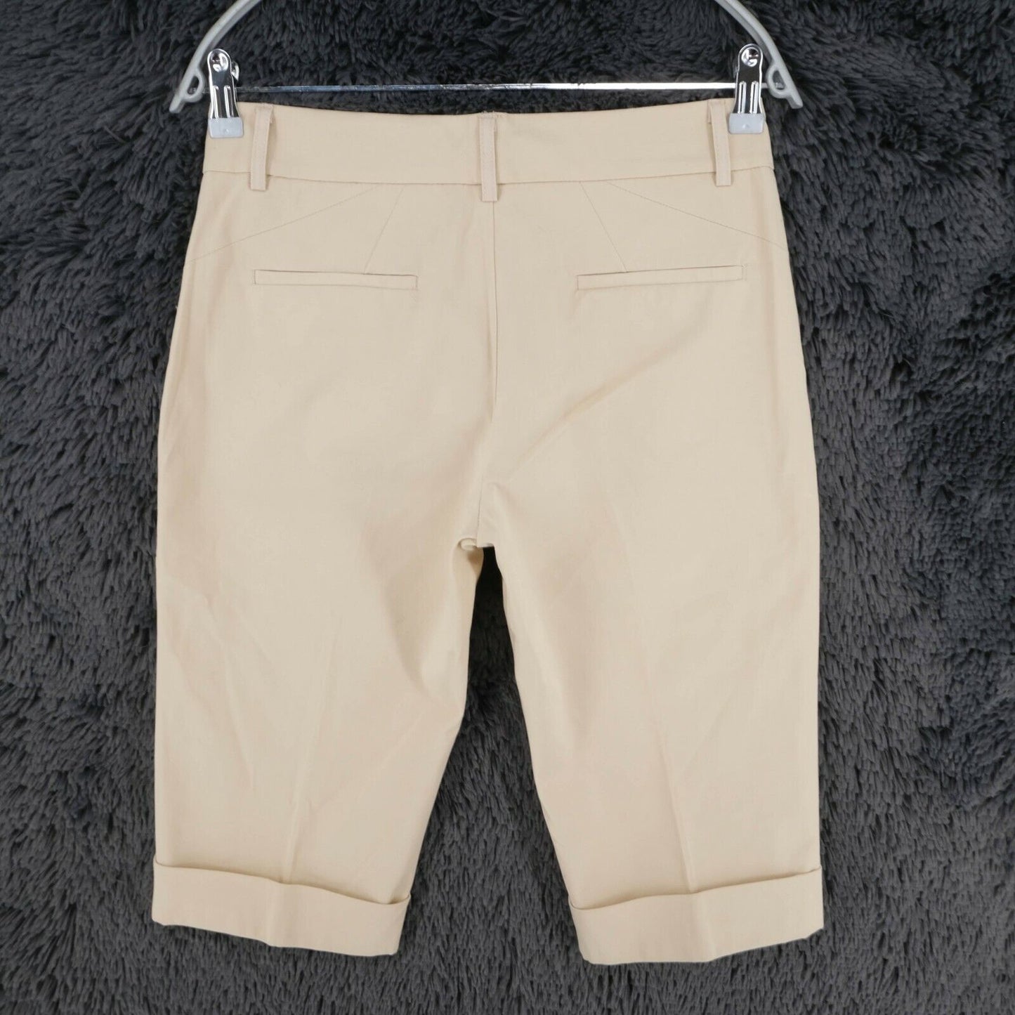 STEFANEL Hellbraune Chino-Shorts Größe EU 34 UK 4 US 2