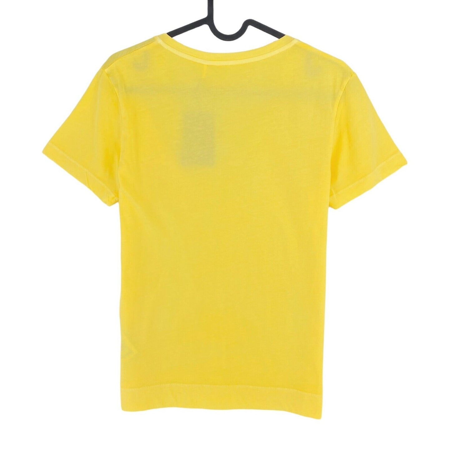 GANT Yellow Sun Faded V Neck T Shirt Top Size S