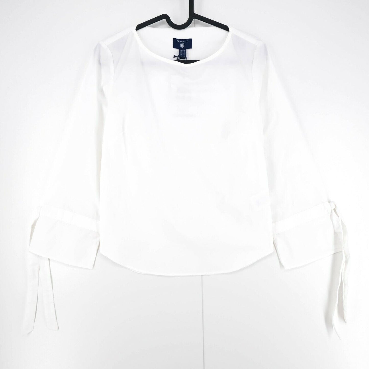 GANT White Tech Prep Bow Blouse Shirt Size EUR 32 UK 6 US 2