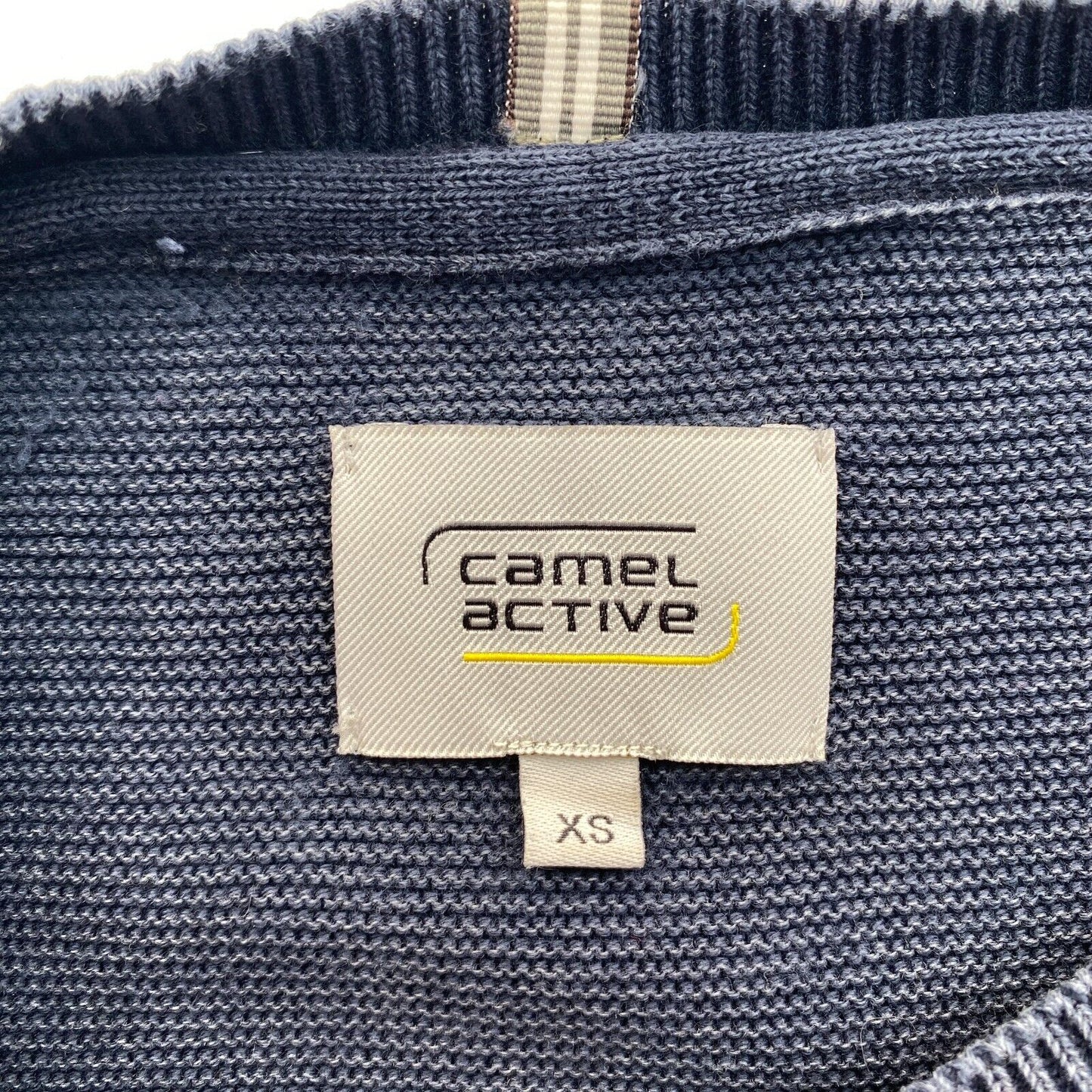 Camel Active Women Navy Blue Crew Neck Sweater Jumper Size XS