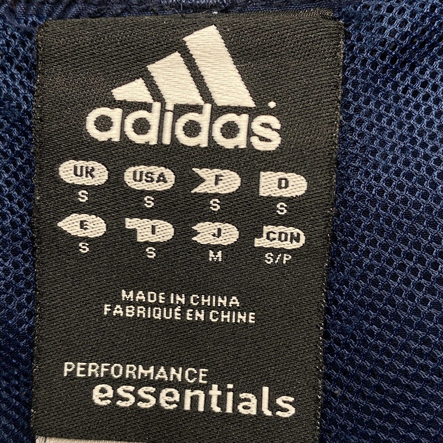 adidas Performance Essentials Climalite Navy Blue Activewear Shorts Size S