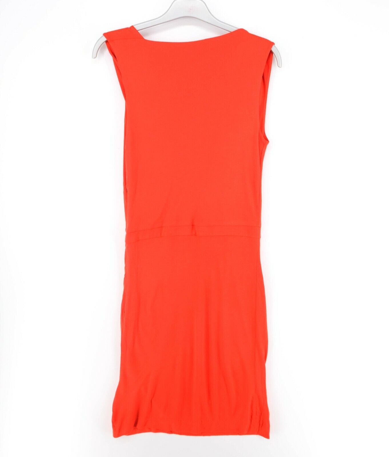 RRP €389 JOSEPH Orange Round Neck Dress Size 38 40