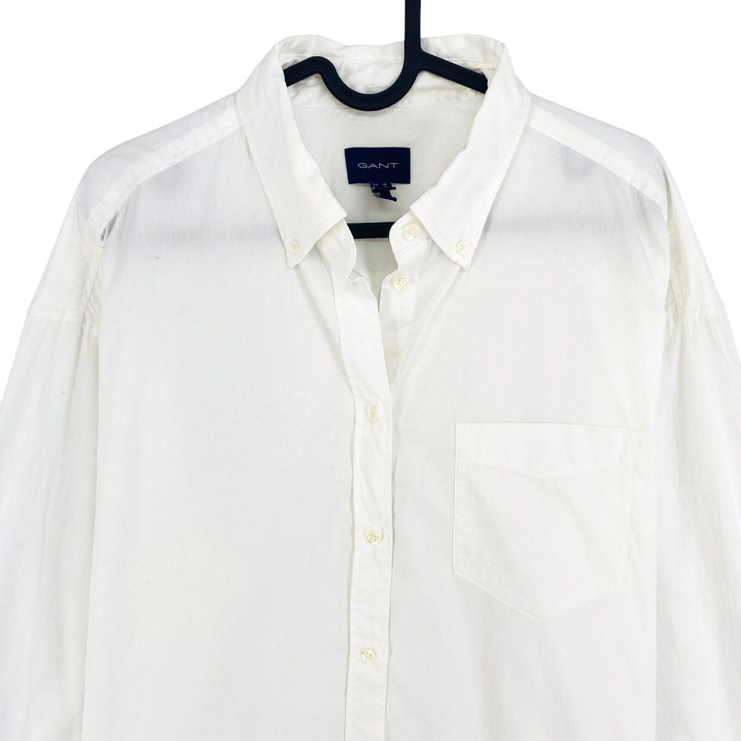 GANT White Relaxed Shirt Size EU 38 UK 10 US 8