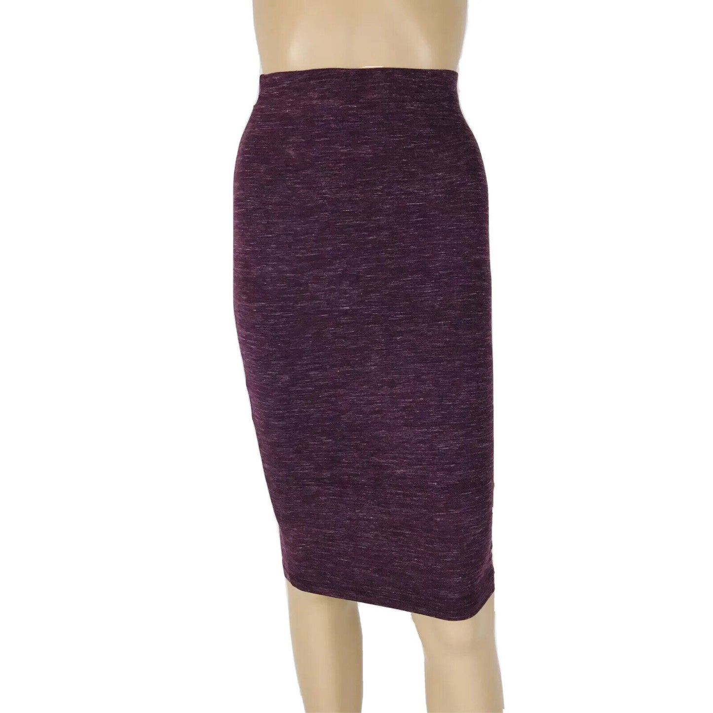 ZARA Trafaluc Women's Stretch Bordeaux Skirt Size S W26