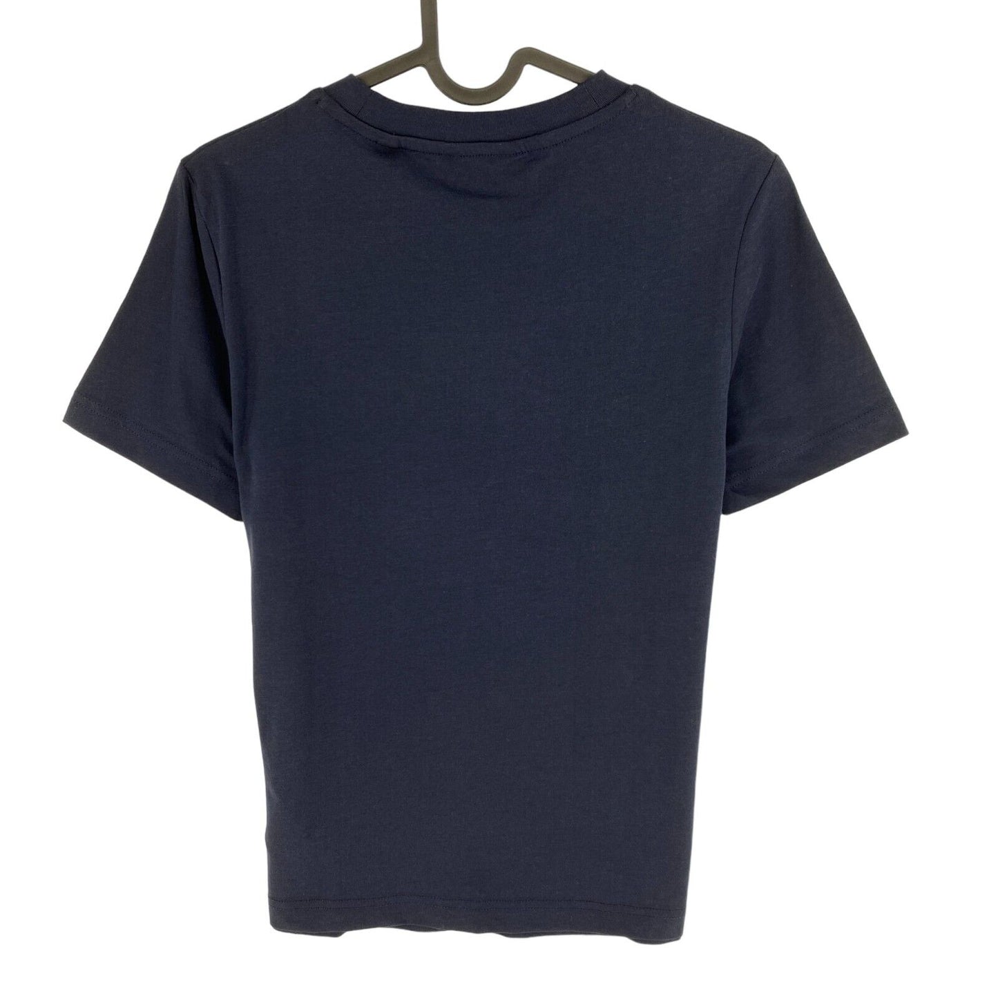 GANT Navy Blue Tonal Archive Shield Crew Neck T Shirt Size XS