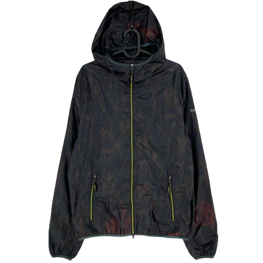 Refrigue Camouflage Black Hooded Jacket Size M