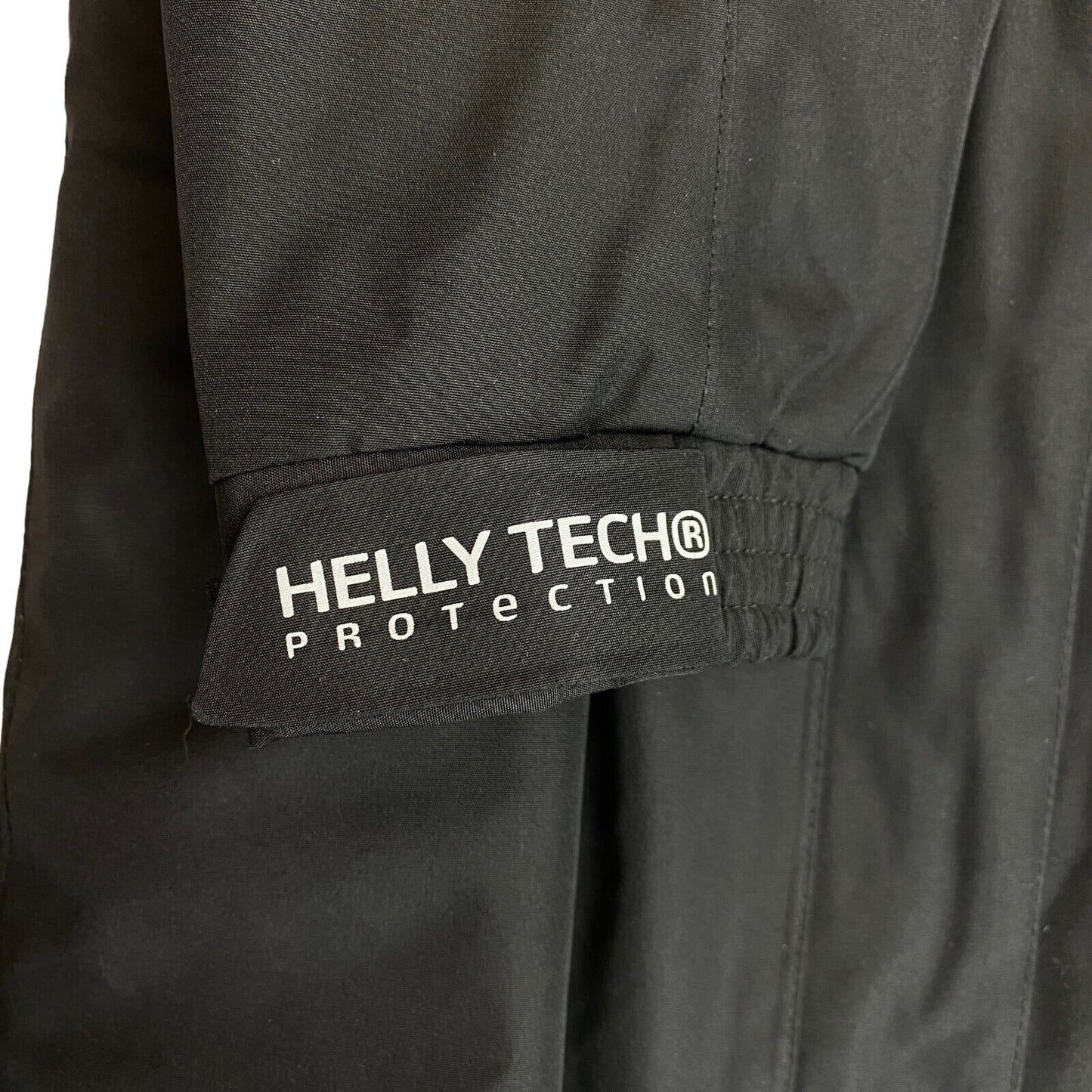 HELLY HANSEN Black Hooded HELLY TECH Parka Jacket Coat Size S