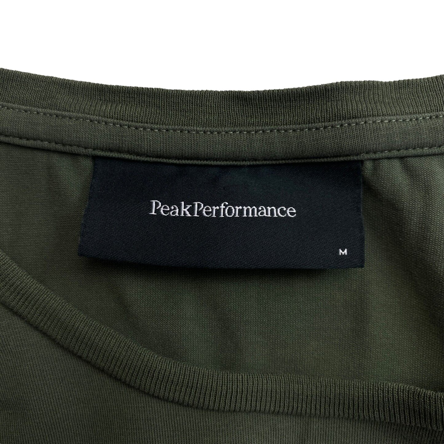 Peak Performance Green Original Long Sleeves Crew Neck T Shirt Top Size M