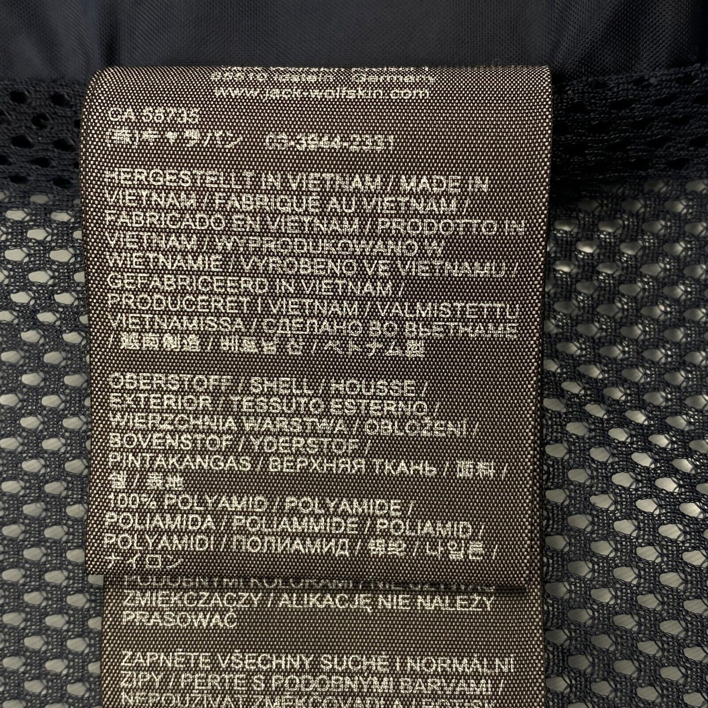 Jack Wolfskin Bleu Capuche Parka Veste Manteau Taille S