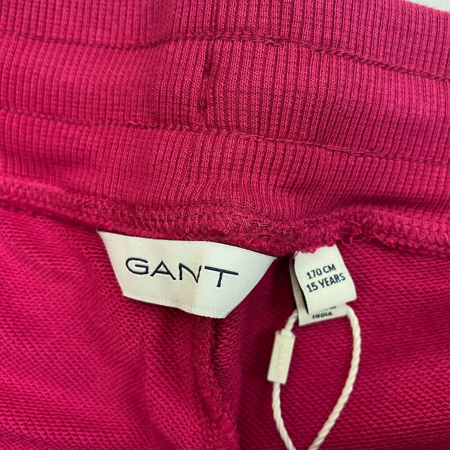 GANT Boy Dark Pink Shield Sweatpants Hose Größe 15 Jahre 170 cm