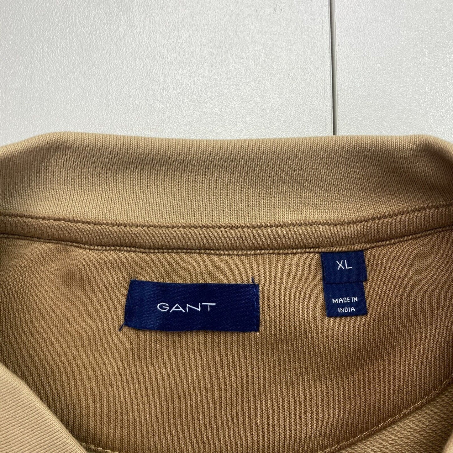 GANT Women Brown Logo Crew Neck Sweater Pullover Size XL