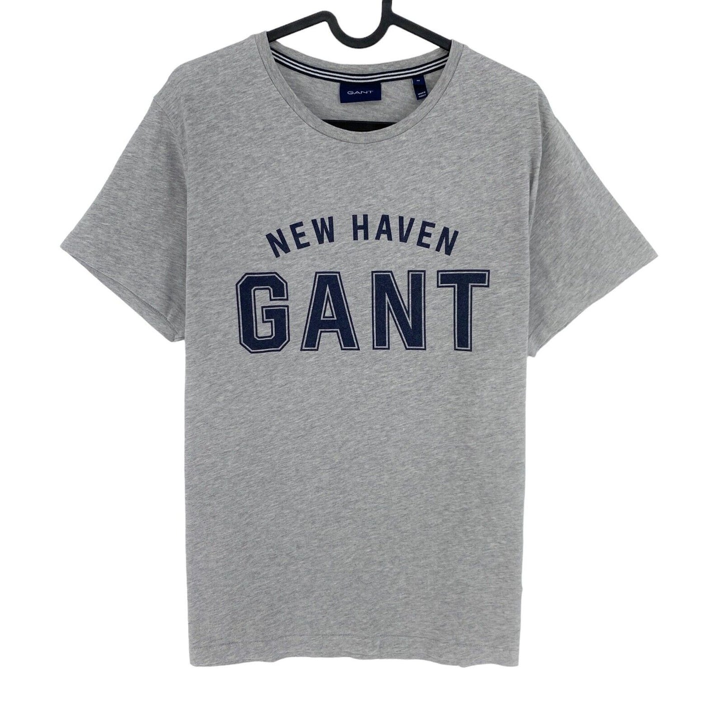 GANT T-shirt à col rond avec logo gris taille M