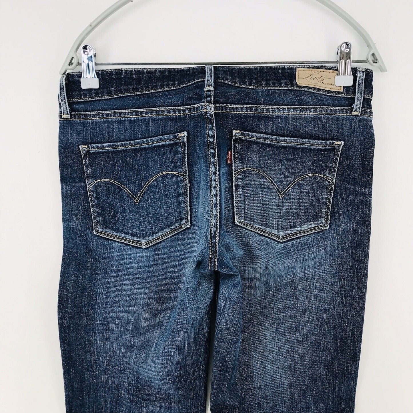 Vintage Levi's Demi Curve Women Blue Regular Straight Fit Jeans Size W28 L30