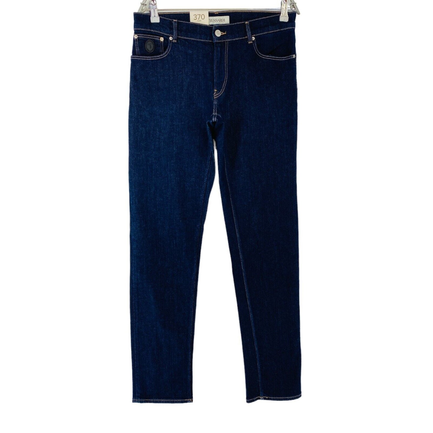 TRUSSARDI 370 CLOSE Dark Blue Slim Fit Jeans EUR 47 W31