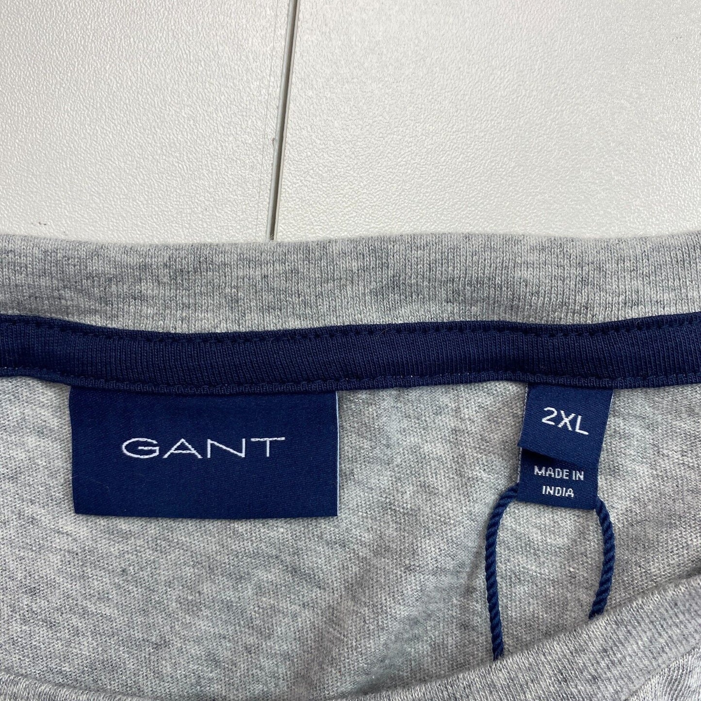 GANT Grey Archive Shield Crew Neck Long Sleeves T Shirt Size 2XL XXL