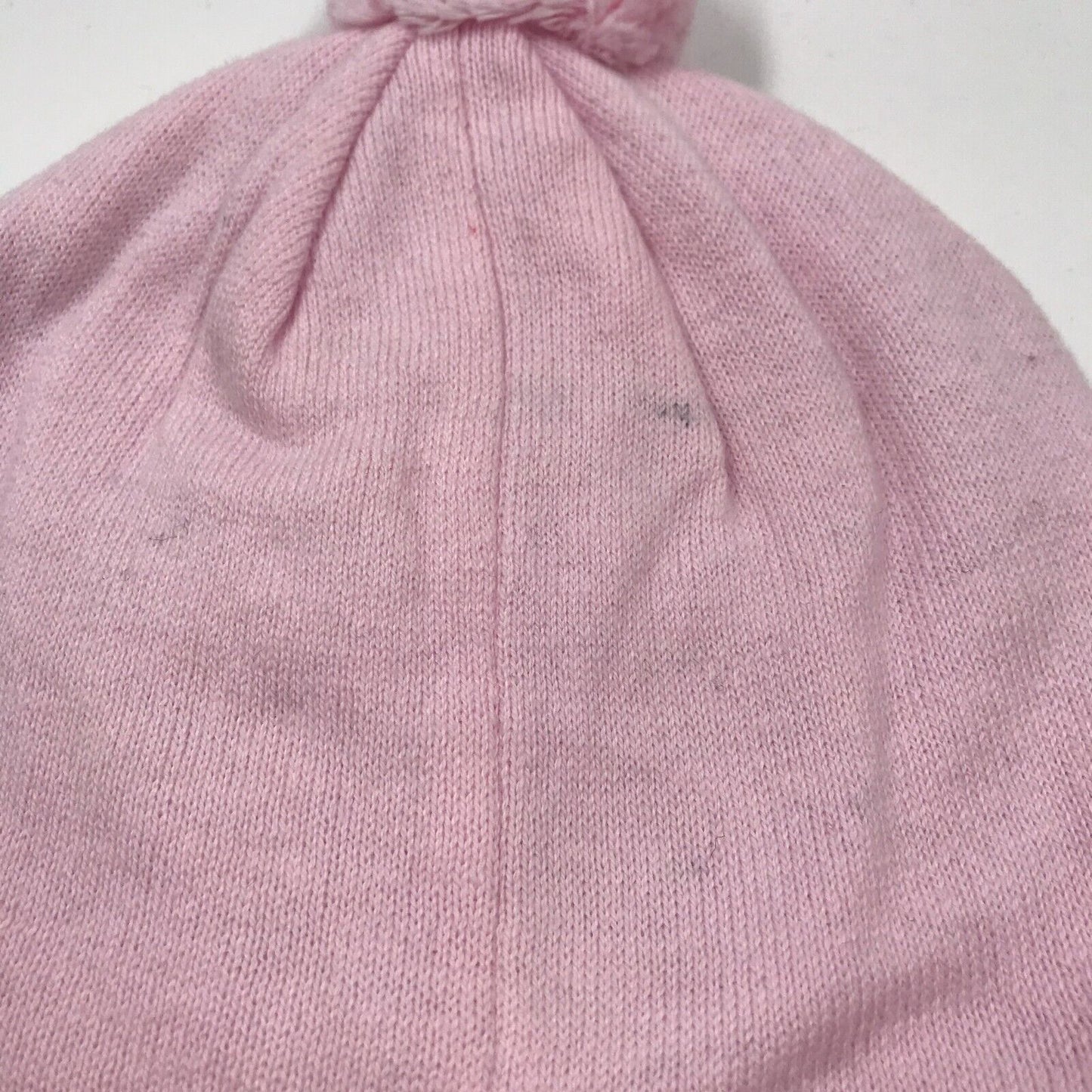 GANT Kids Girls Light Pink Pompom Beanie Hat Size S M