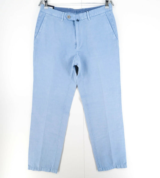 GANT Light Blue Cotton Linen Blend Chino Pants Trousers EU 48 50 52 54 56 UK/US