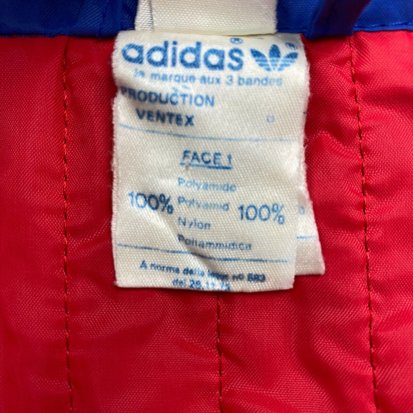 ADIDAS Vintage Retro Navy Blue Hooded Jacket Size 168 cm