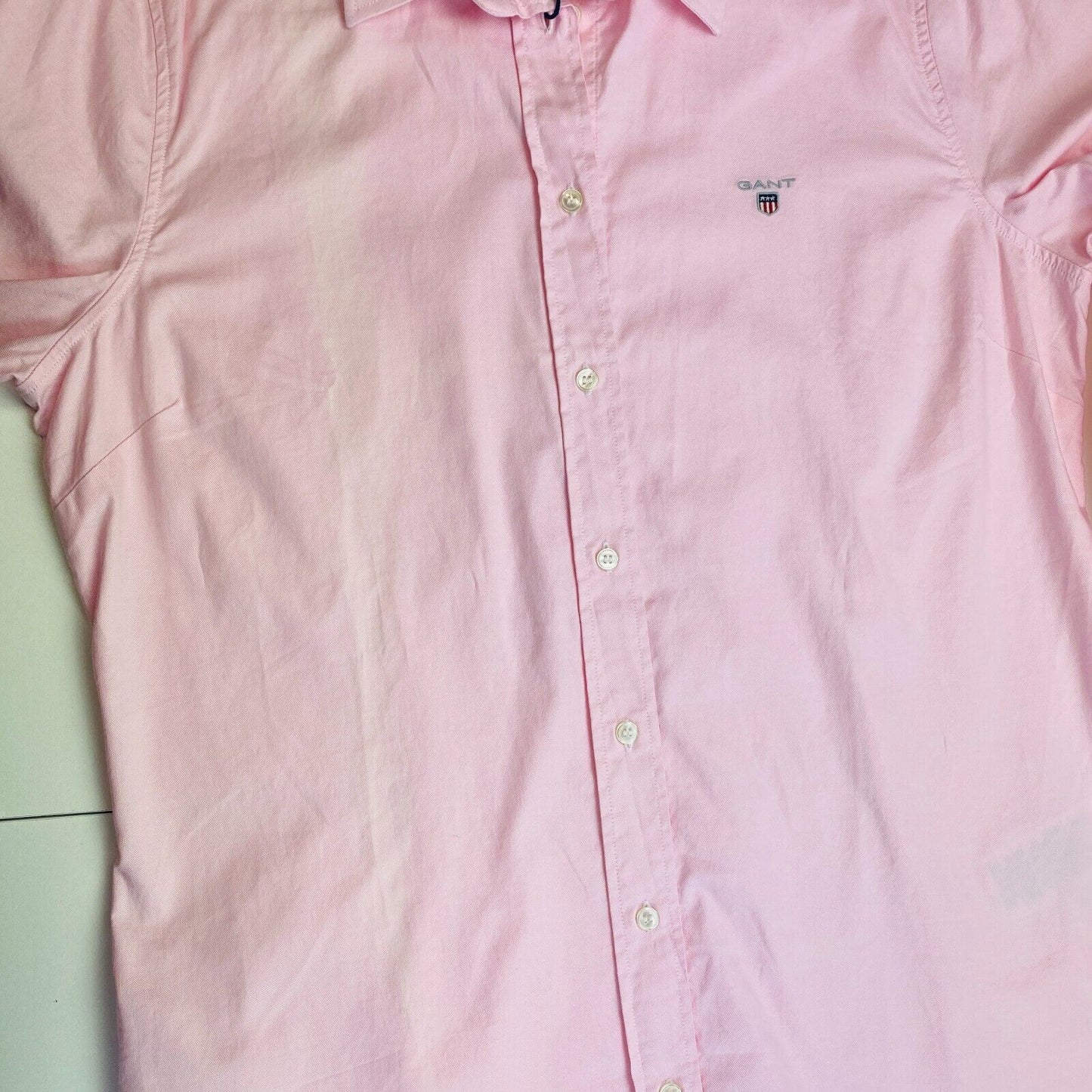 GANT Rosa Stretch Oxford Hemd Größe EU 40 UK 12 US 10