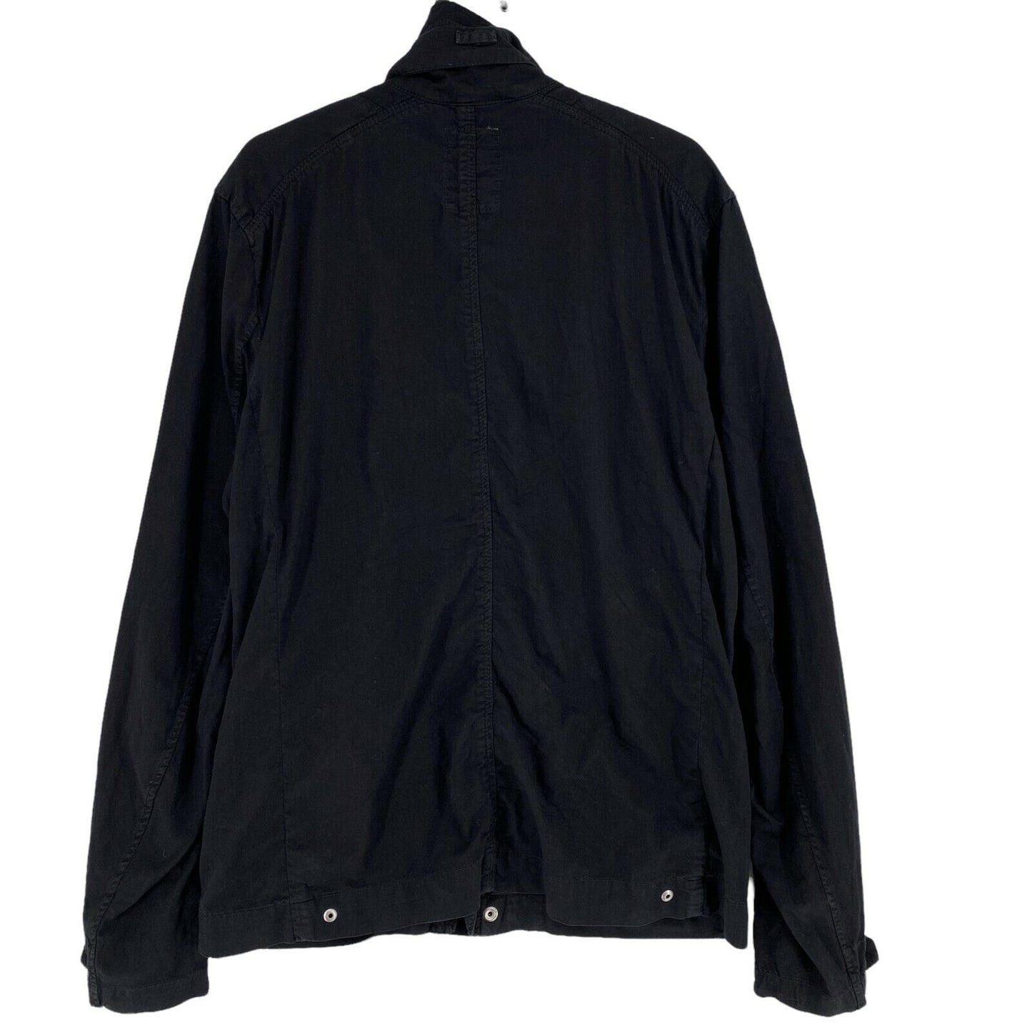 G-STAR RAW BENIN Schwarze Overshirt-Jacke aus 100 % Baumwolle, Größe L